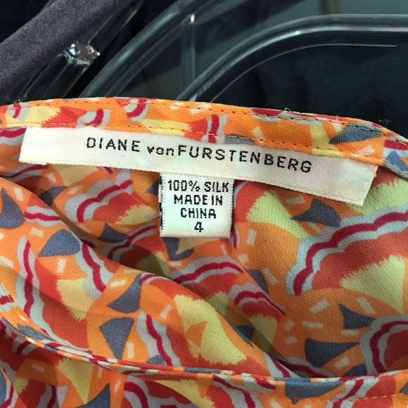 DVF Silk French Girl Dress Tre Femme - Picture 11 of 14